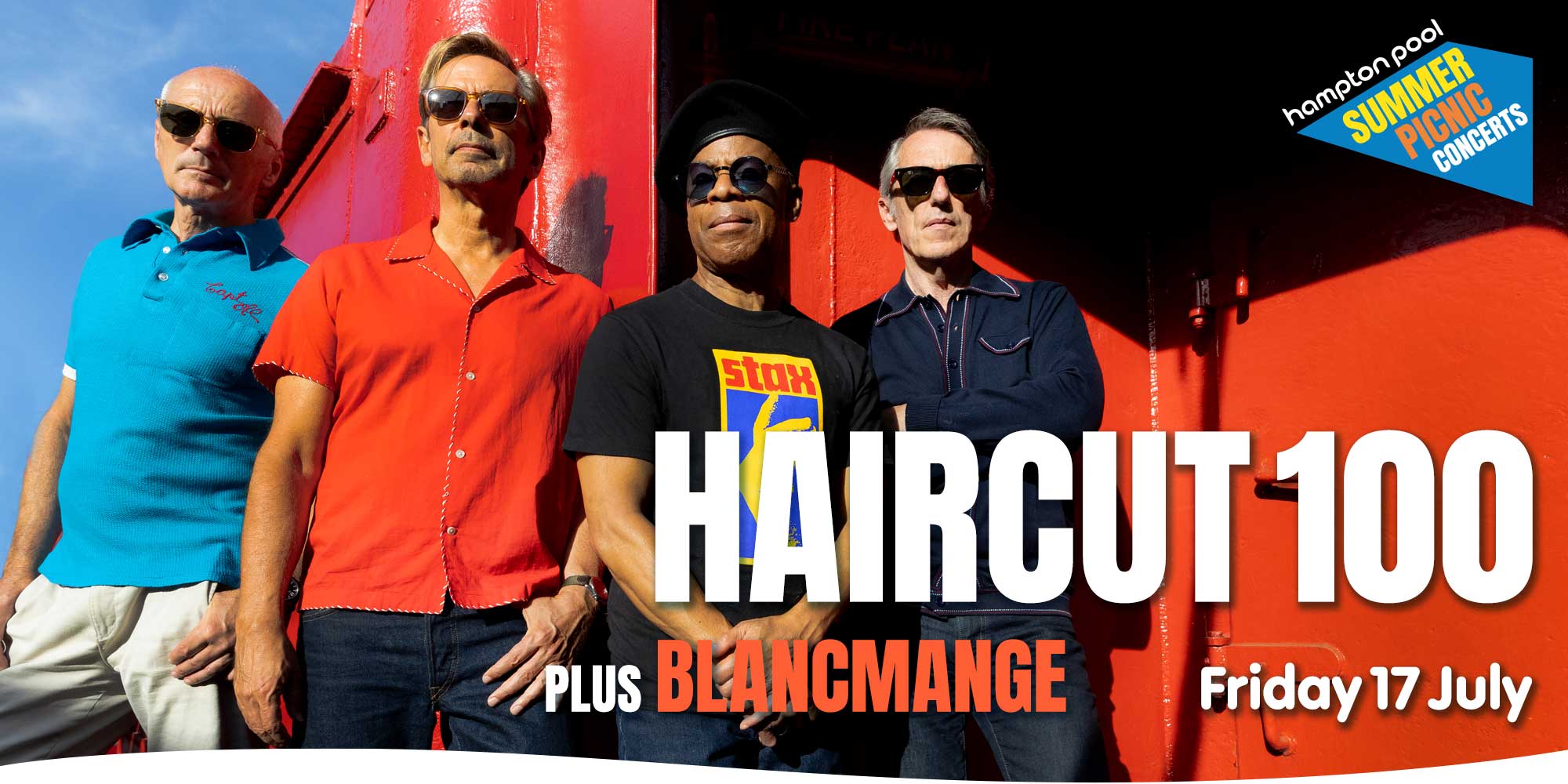 Haircut 100 plus Blancmange, Friday 17 July 2026