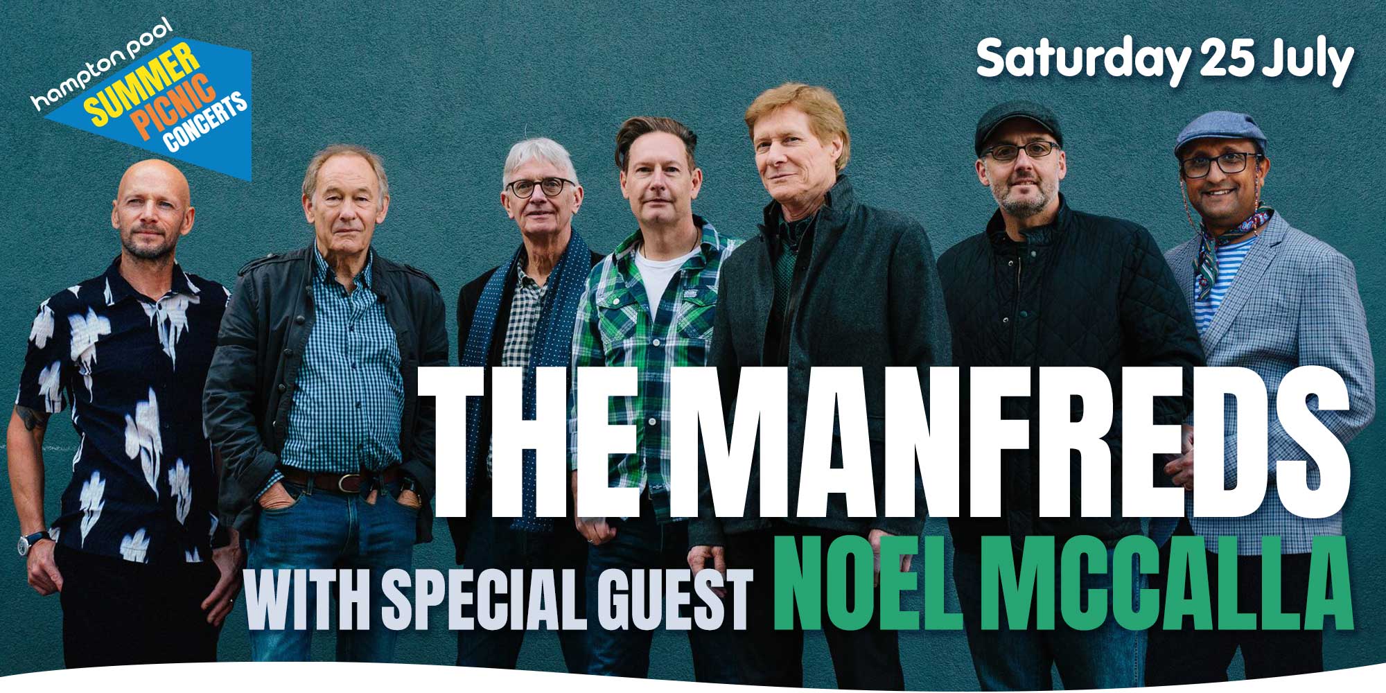 The Manfreds with special guest Noel McCalla, Saturday 25 July 2026