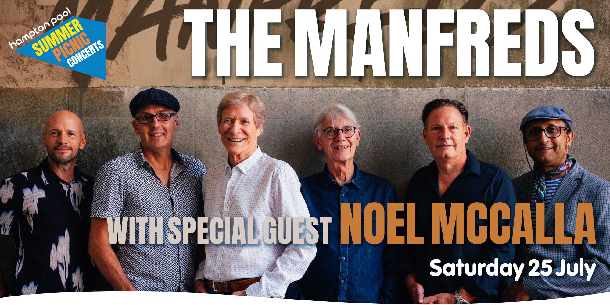 The Manfreds with special guest Noel McCalla, Saturday 25 July 2026